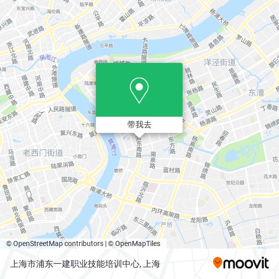 上海市浦东一建职业技能培训中心地图