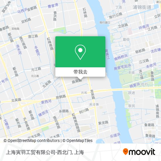 上海寅羽工贸有限公司-西北门地图