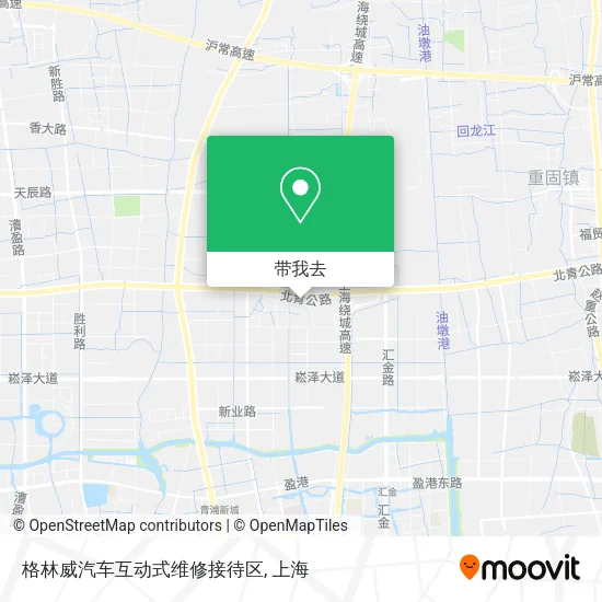 格林威汽车互动式维修接待区地图