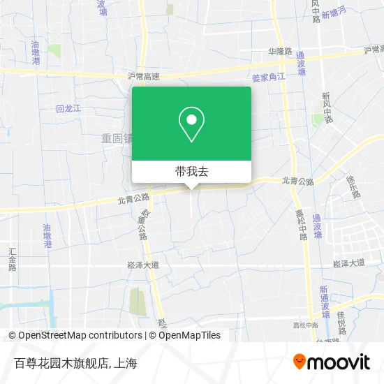 百尊花园木旗舰店地图