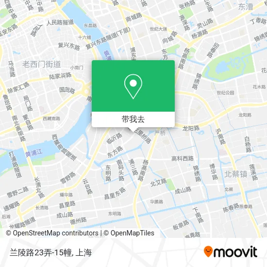 兰陵路23弄-15幢地图