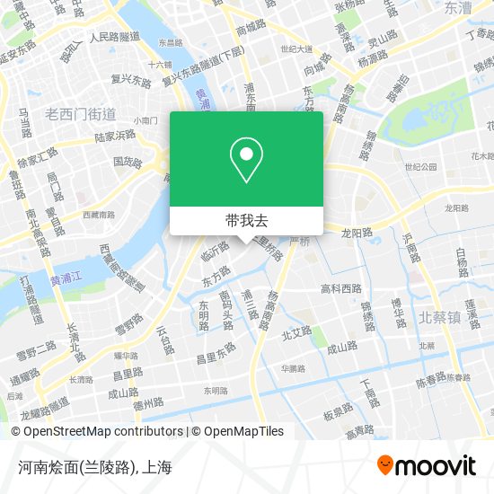 河南烩面(兰陵路)地图