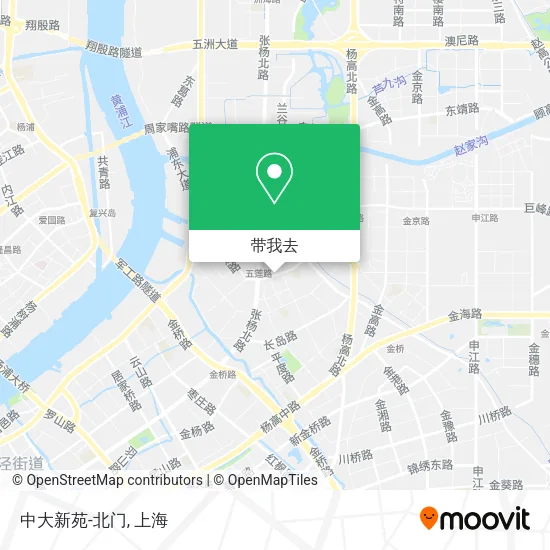 中大新苑-北门地图