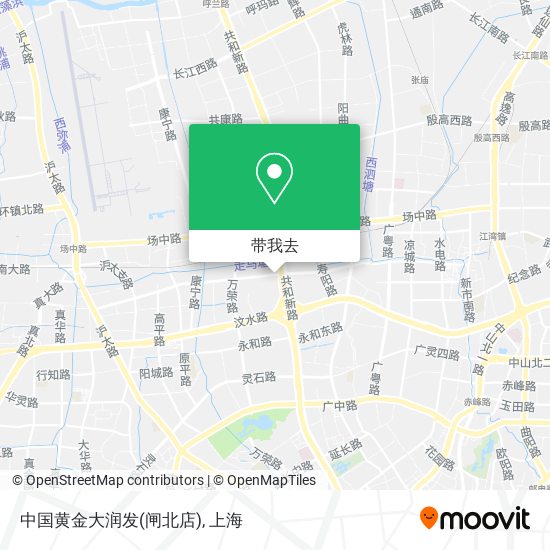 中国黄金大润发(闸北店)地图