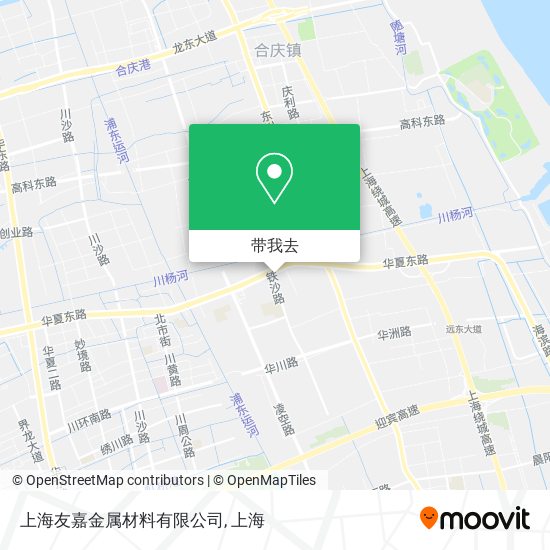 上海友嘉金属材料有限公司地图