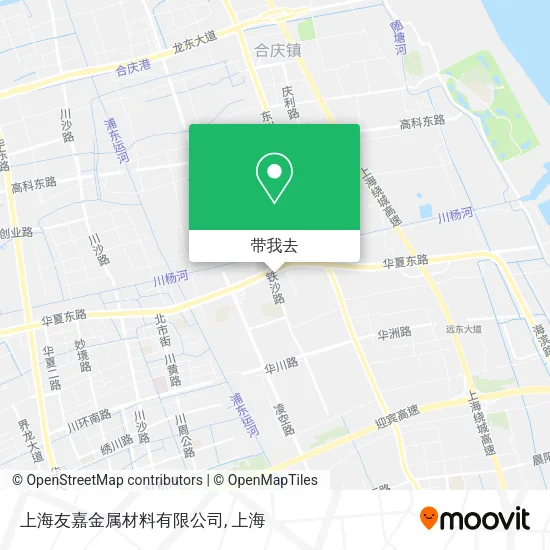 上海友嘉金属材料有限公司地图