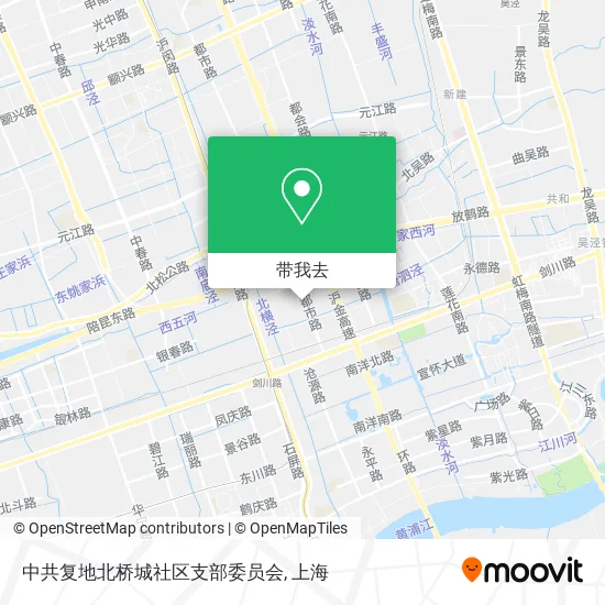 中共复地北桥城社区支部委员会地图