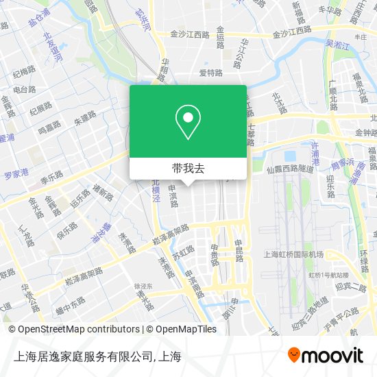 上海居逸家庭服务有限公司地图