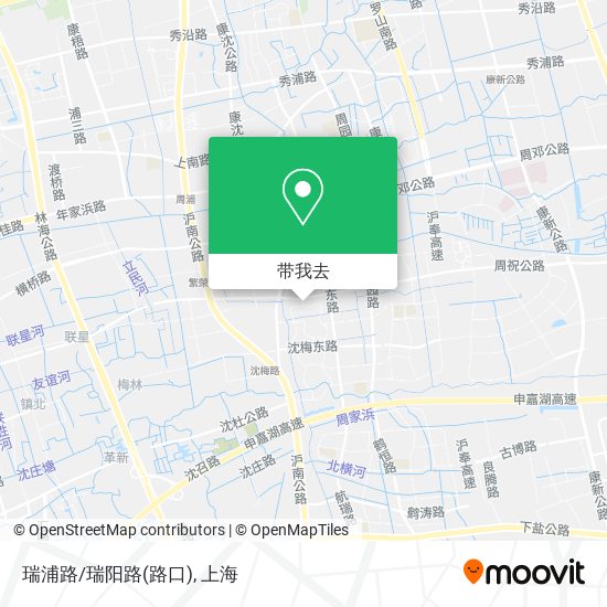 瑞浦路/瑞阳路(路口)地图