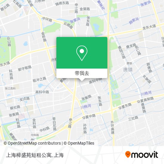 上海樟盛苑短租公寓地图