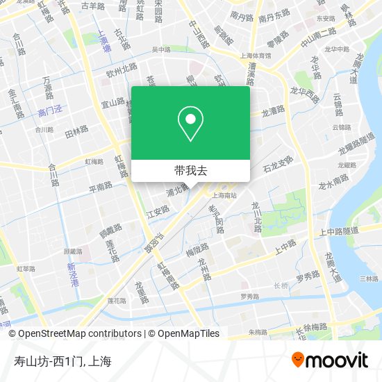 寿山坊-西1门地图