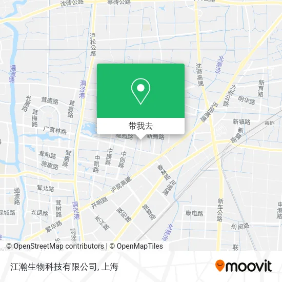 江瀚生物科技有限公司地图