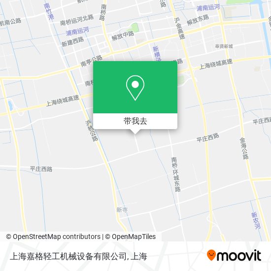 上海嘉格轻工机械设备有限公司地图