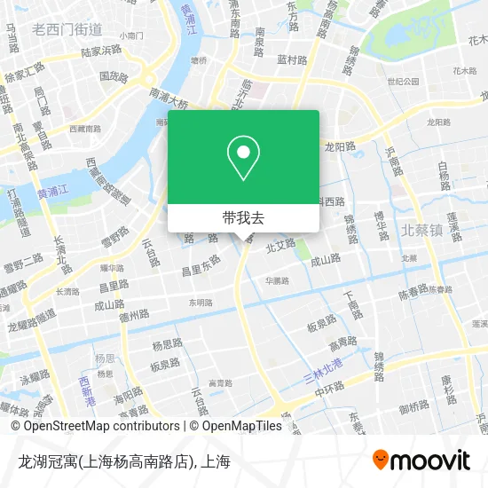龙湖冠寓(上海杨高南路店)地图