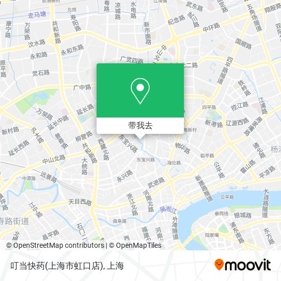 叮当快药(上海市虹口店)地图