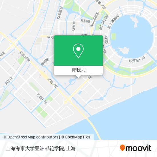 上海海事大学亚洲邮轮学院地图