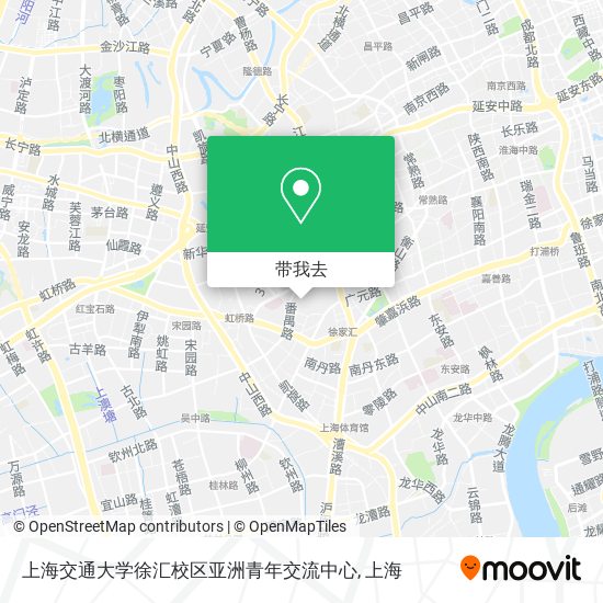 上海交通大学徐汇校区亚洲青年交流中心地图