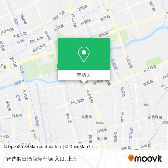 智选假日酒店停车场-入口地图