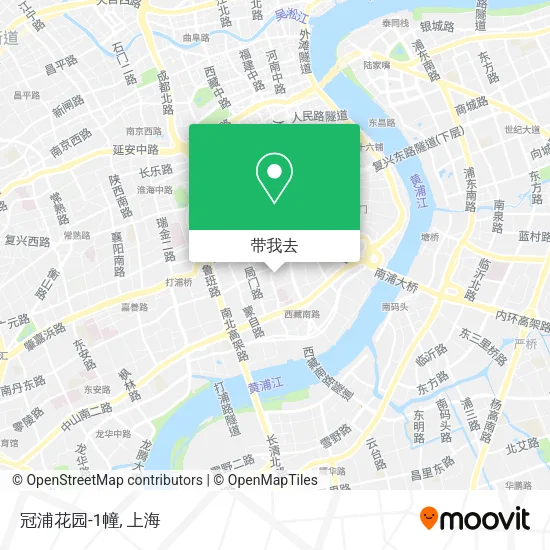 冠浦花园-1幢地图