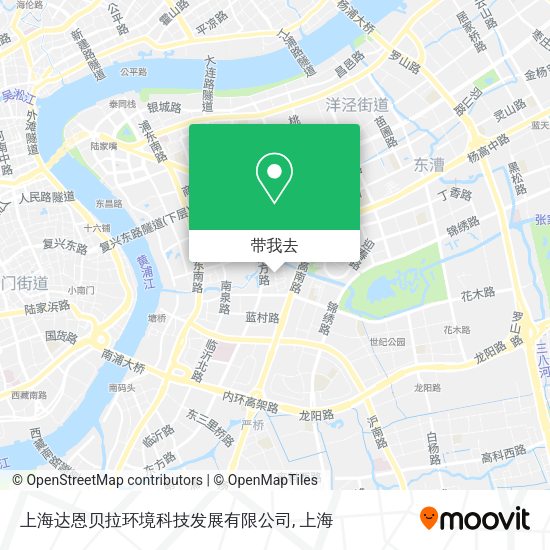 上海达恩贝拉环境科技发展有限公司地图