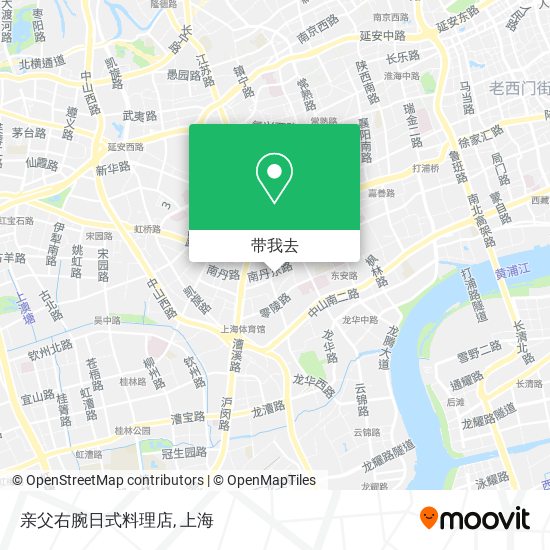 亲父右腕日式料理店地图