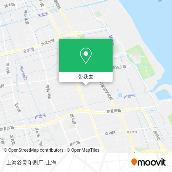 上海谷灵印刷厂地图
