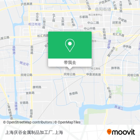 上海庆谷金属制品加工厂地图