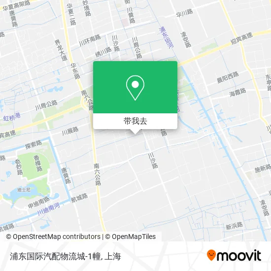 浦东国际汽配物流城-1幢地图