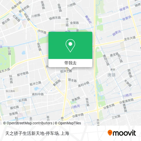 天之骄子生活新天地-停车场地图