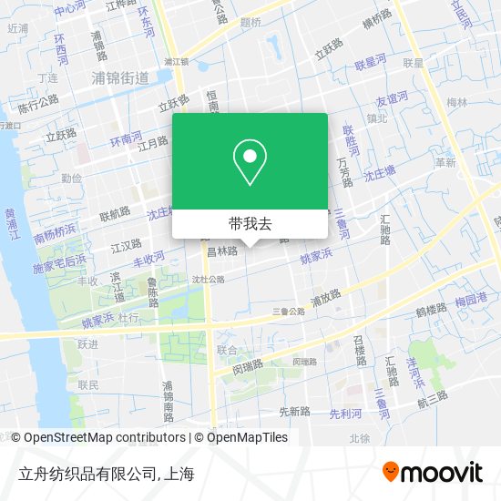 立舟纺织品有限公司地图