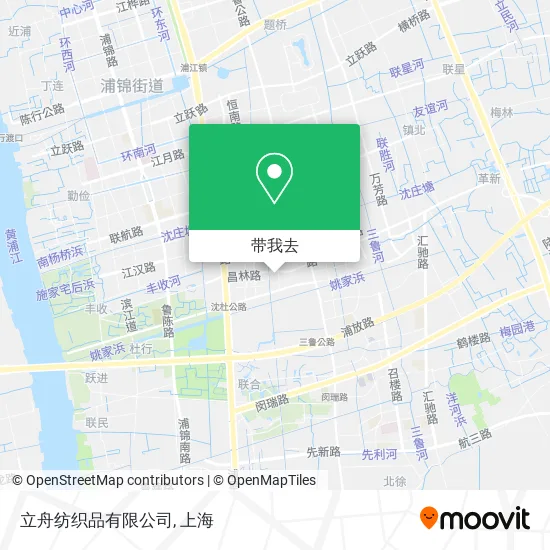 立舟纺织品有限公司地图