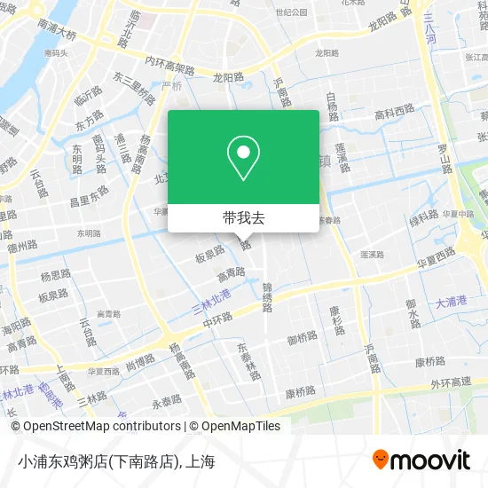 小浦东鸡粥店(下南路店)地图