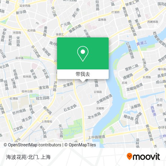 海波花苑-北门地图