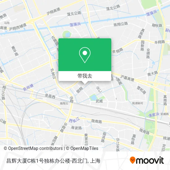 昌辉大厦C栋1号独栋办公楼-西北门地图