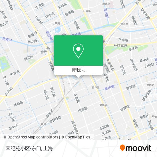 莘纪苑小区-东门地图
