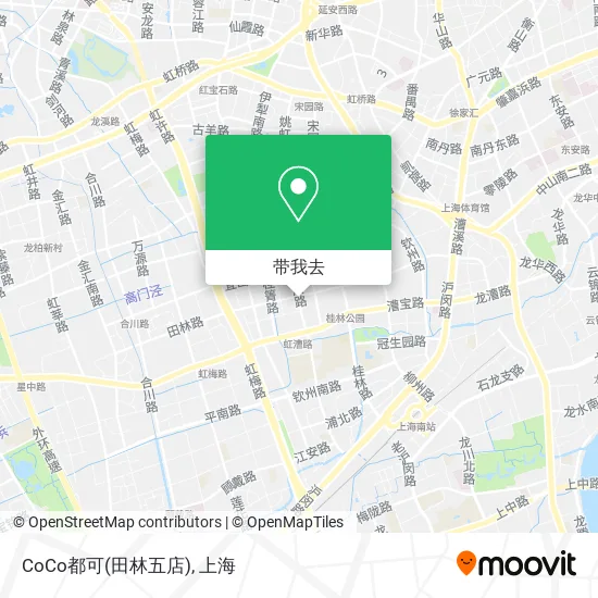 CoCo都可(田林五店)地图