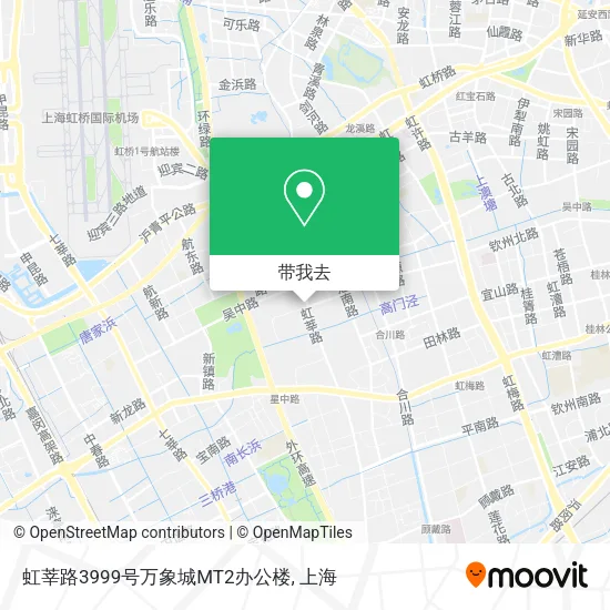 虹莘路3999号万象城MT2办公楼地图