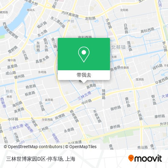 三林世博家园D区-停车场地图