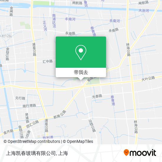上海凯春玻璃有限公司地图