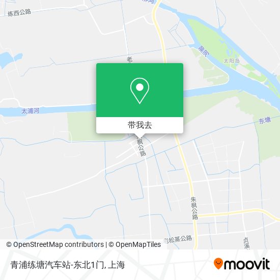 青浦练塘汽车站-东北1门地图