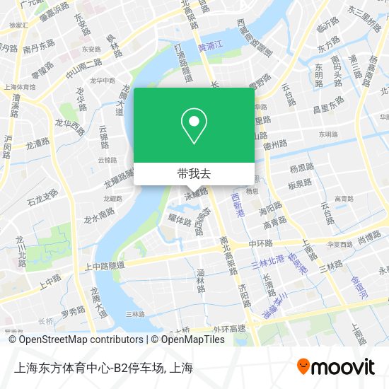 上海东方体育中心-B2停车场地图