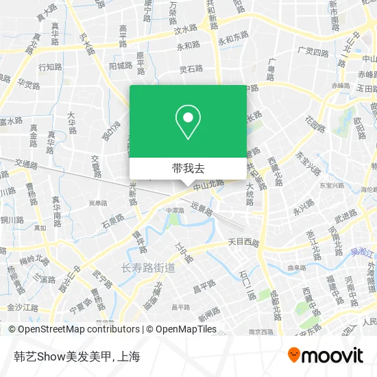 韩艺Show美发美甲地图