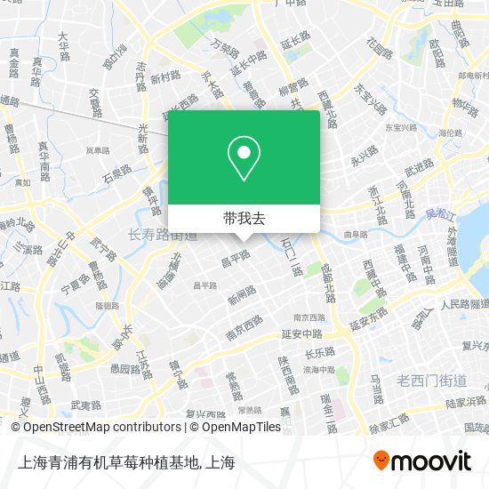上海青浦有机草莓种植基地地图
