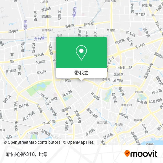 新同心路318地图