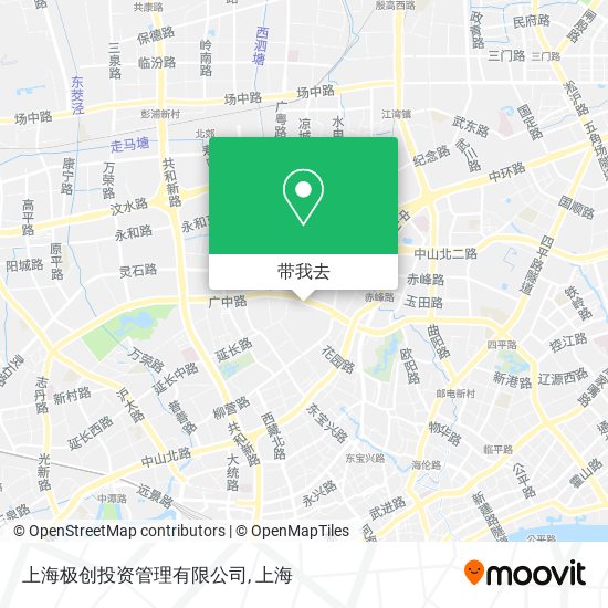 上海极创投资管理有限公司地图
