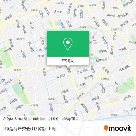 梅莲苑居委会(虹梅路)地图