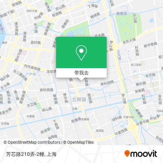 芳芯路210弄-2幢地图