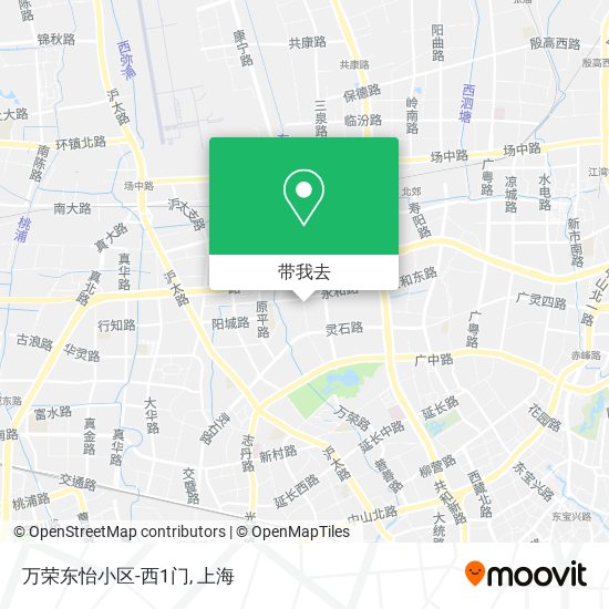 万荣东怡小区-西1门地图