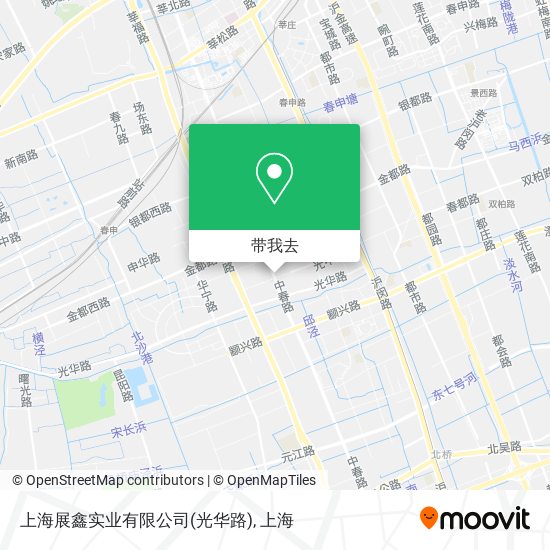 上海展鑫实业有限公司(光华路)地图