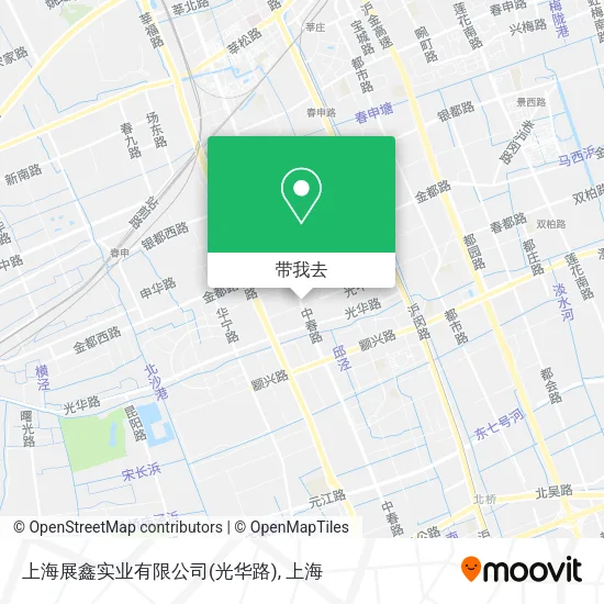 上海展鑫实业有限公司(光华路)地图